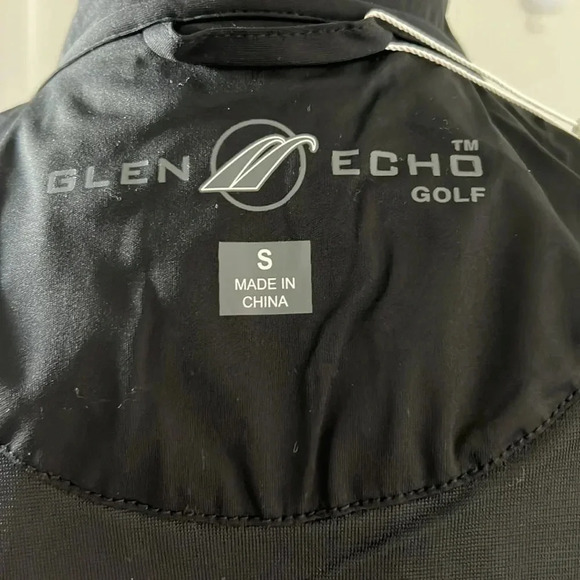 Glen Echo Golf Stretch Tech Water Repellent  Half Sleeve Shirt/Jacket Size S - Picture 10 of 11